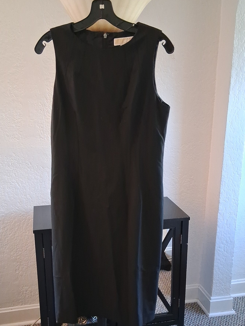 Michael Kors Black Sleeveless Sheath Dress